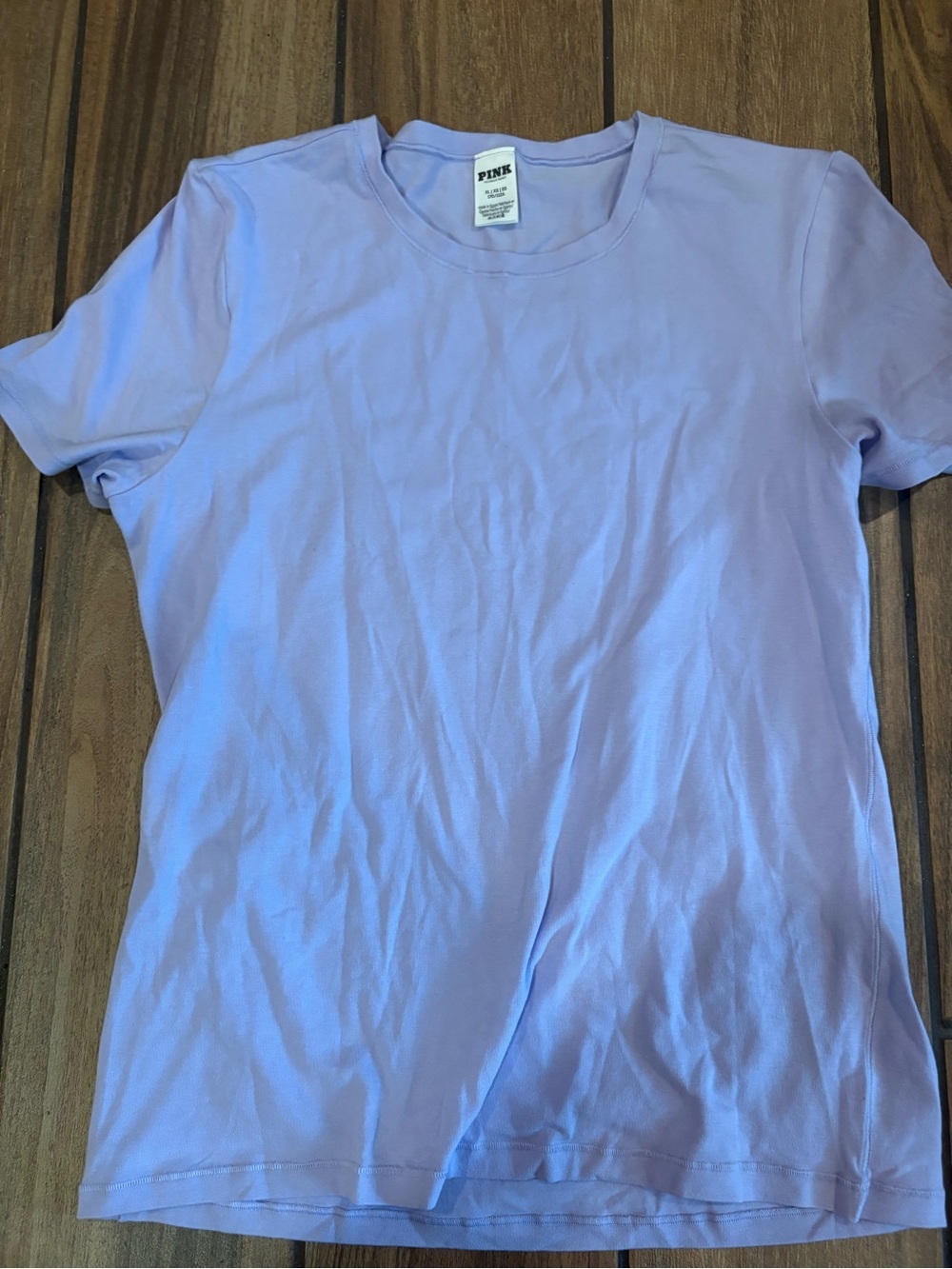 PINK Victoria's Secret Lilac Crewneck Tee